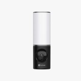 EZ LC3 CAMARA EXTERIOR & LAMPARA 2-1 2K 220V WIFI 32GB INTEGRADA